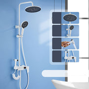 Household Thermostatic Digital Display Button Shower Set