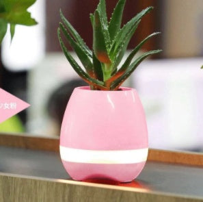 Smart Touch Sensor Bluetooth Flowerpot Speaker