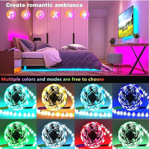 Bluetooth RGB Flexible Smart LED Light Bar