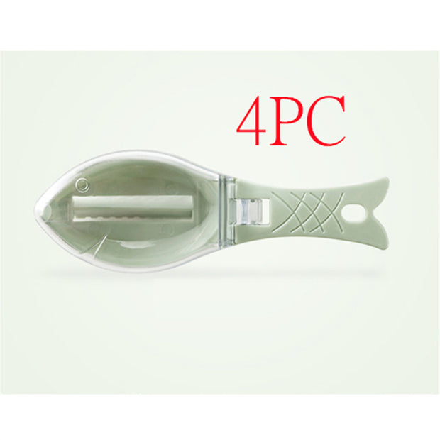 Fish Skin Brush Scraping Fish Scale Brush Grater Quick Disassembly Fish Knife Cleaning Peeling Skin Scraper Scraper Fish Scaler Kitchen Tools